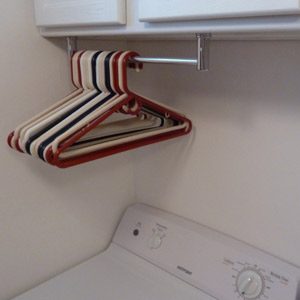 DIY Laundry Room Shelves