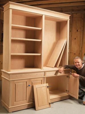 Bookcases: Pro Shortcut for DIY Furniture Makers - DIY 