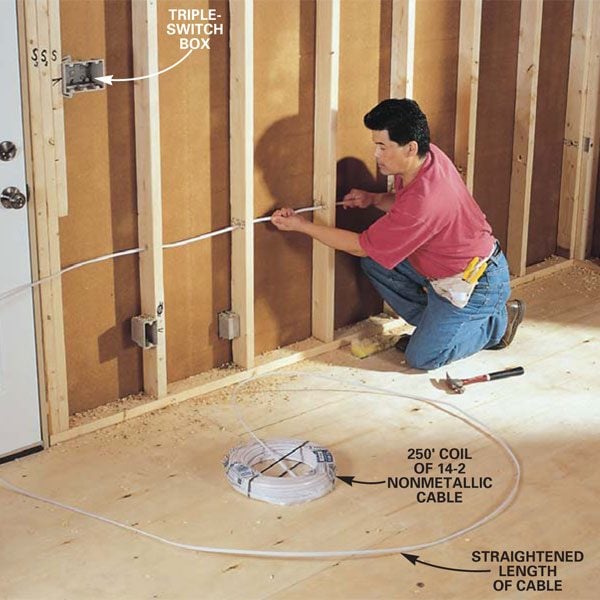 Fishing Electrical Wire Through Walls | The Family Handyman