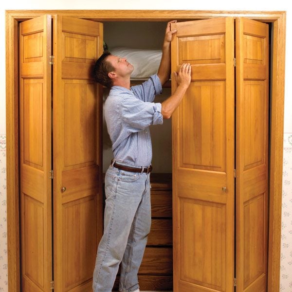 Wood Bifold Closet Doors