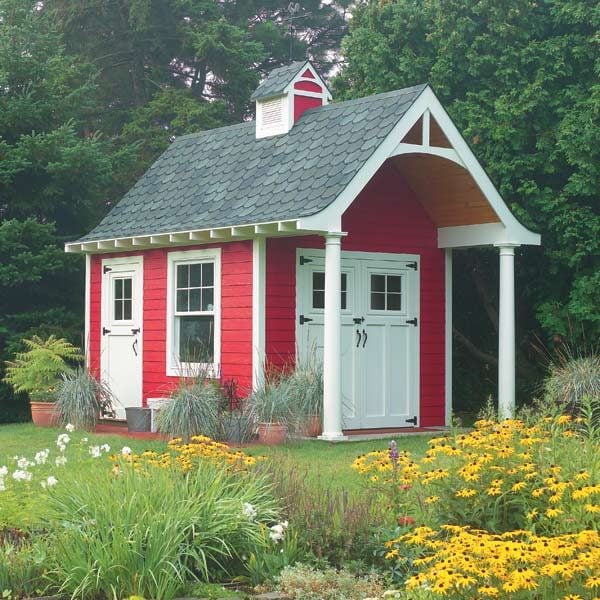 Schoolhouse Storage Shed Plans