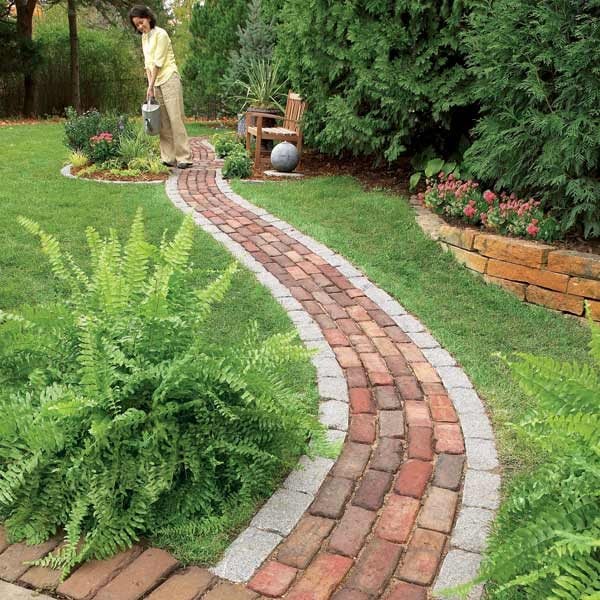 Brick Garden Path Ideas