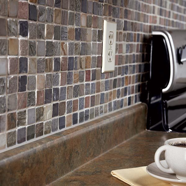 New Backsplash with Kitchen Mosaic Tile: The Family Handyman