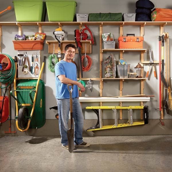 Garage Storage Solutions: One-Weekend Wall of Storage | The Family ...