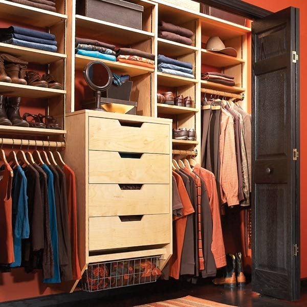 Build your own birch plywood closet organizer for half the cost of 