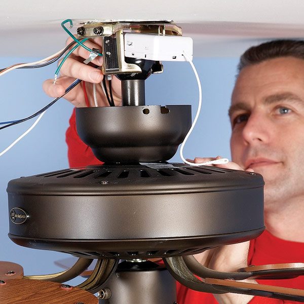 Old ceiling fans may have inconvenient pull chains, make noise or need ...