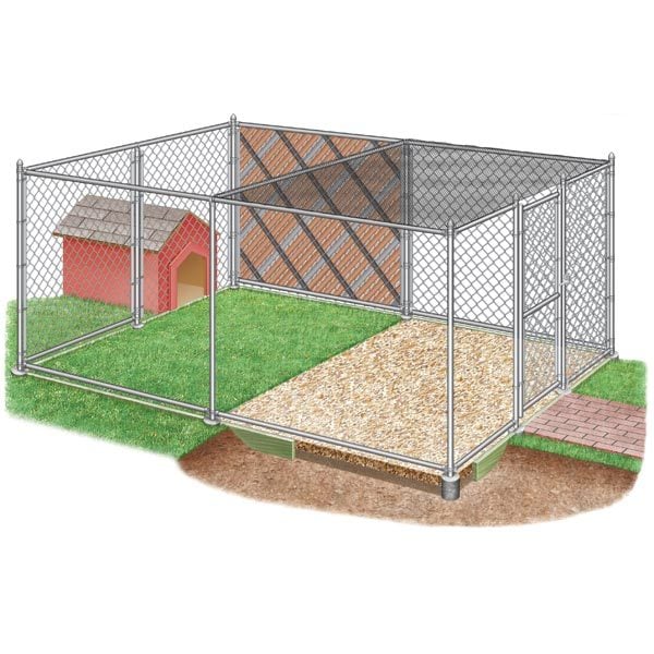 Chain Link Dog Kennel Build