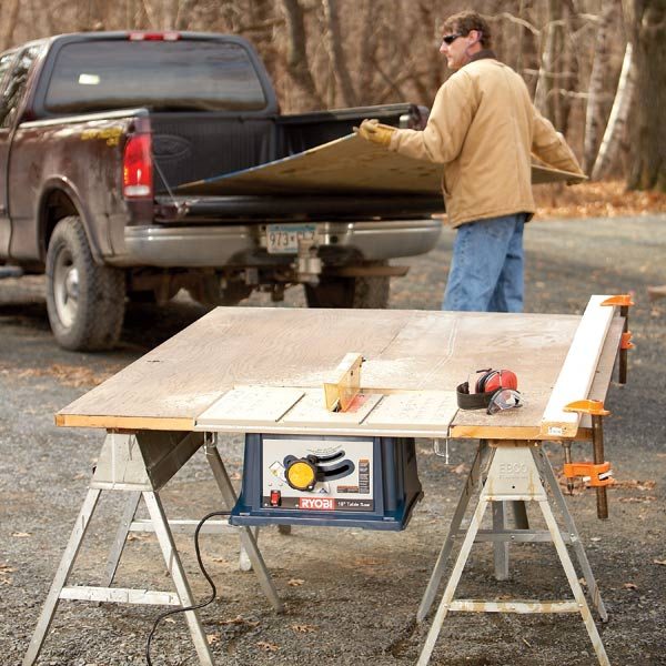 How to Build a Portable Table Saw Table  The Family Handyman