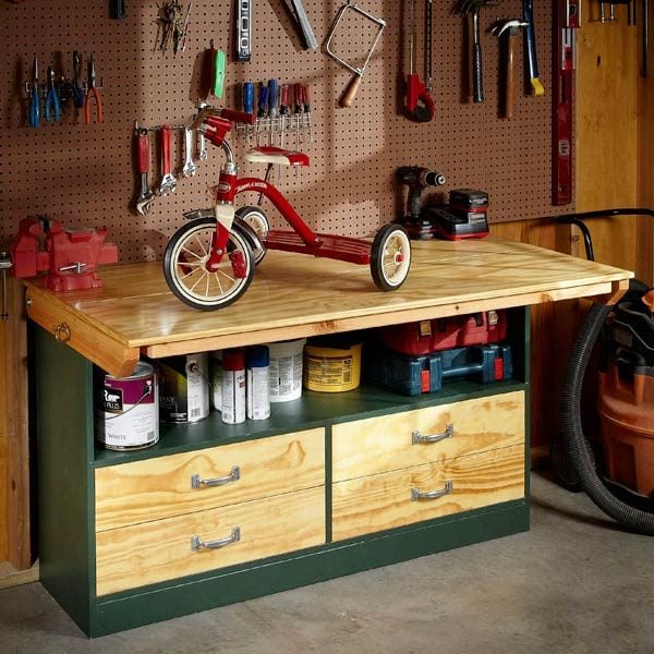 Garage Workbench  The Family Handyman
