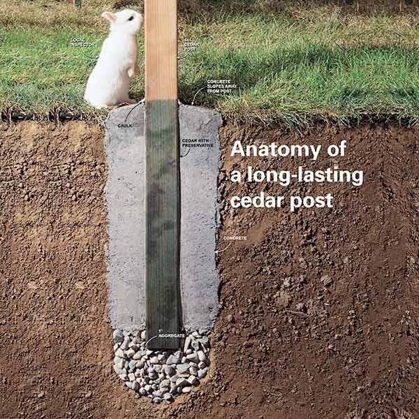 Did your fence posts rot at the bottom? Here's how to install new ones ...