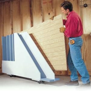 Garage Storage Projects: Plywood Rack