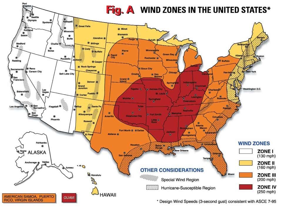 Wind Zone Map