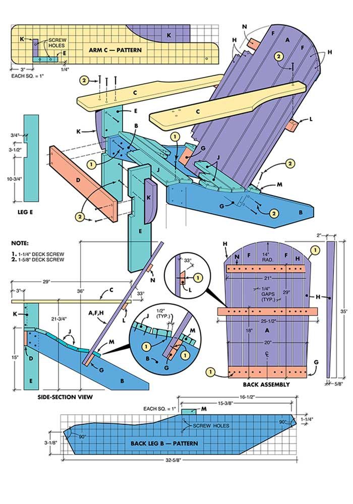 Nenny: Adirondack chair plans free printable Learn how