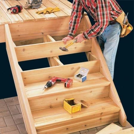 How to Build Deck Stairs | The Family Handyman