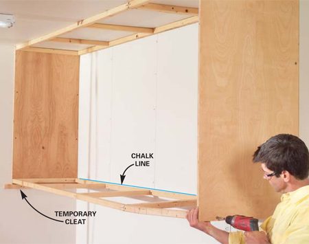 Build Garage Wall Storage Cabinet