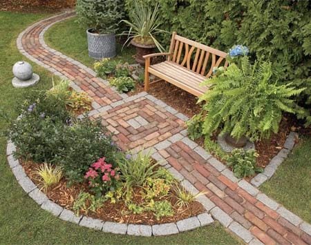 Brick Garden Path Idea