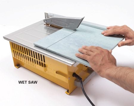 How To Use A Wet Saw To Cut Ceramic Tile