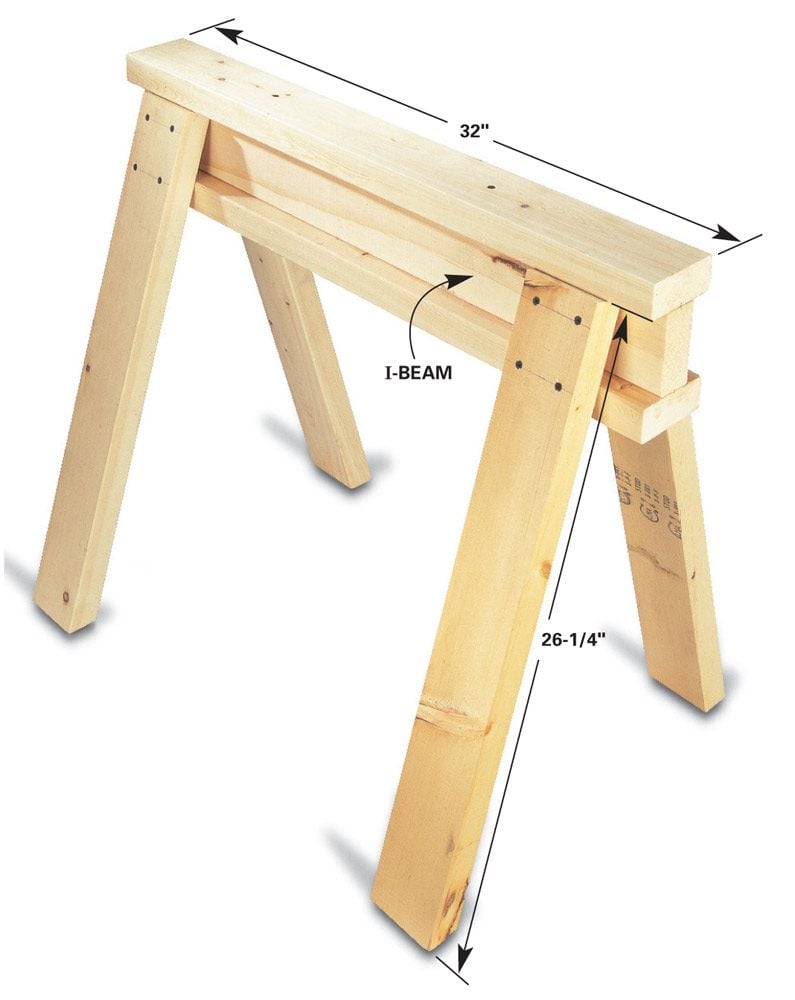 How To Build Saw Horses Plans DIY Free Download outdoor bench