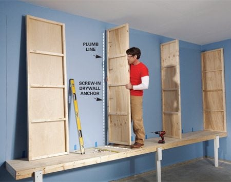 DIY Garage Cabinets Plans