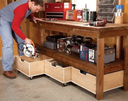 building a heavy duty workbench pdf woodworking