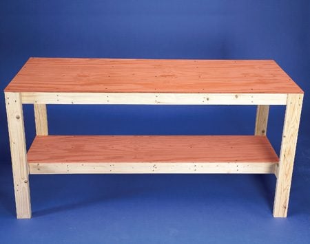 How to Build a Workbench: Super Simple $50 Bench | The Family Handyman