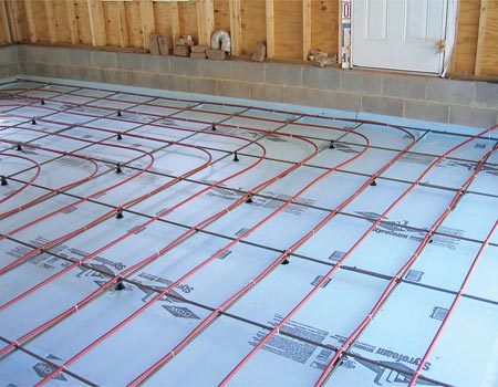Garage Floor Heating Systems