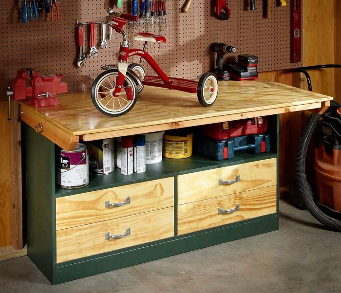 Garage Workbench | The Family Handyman