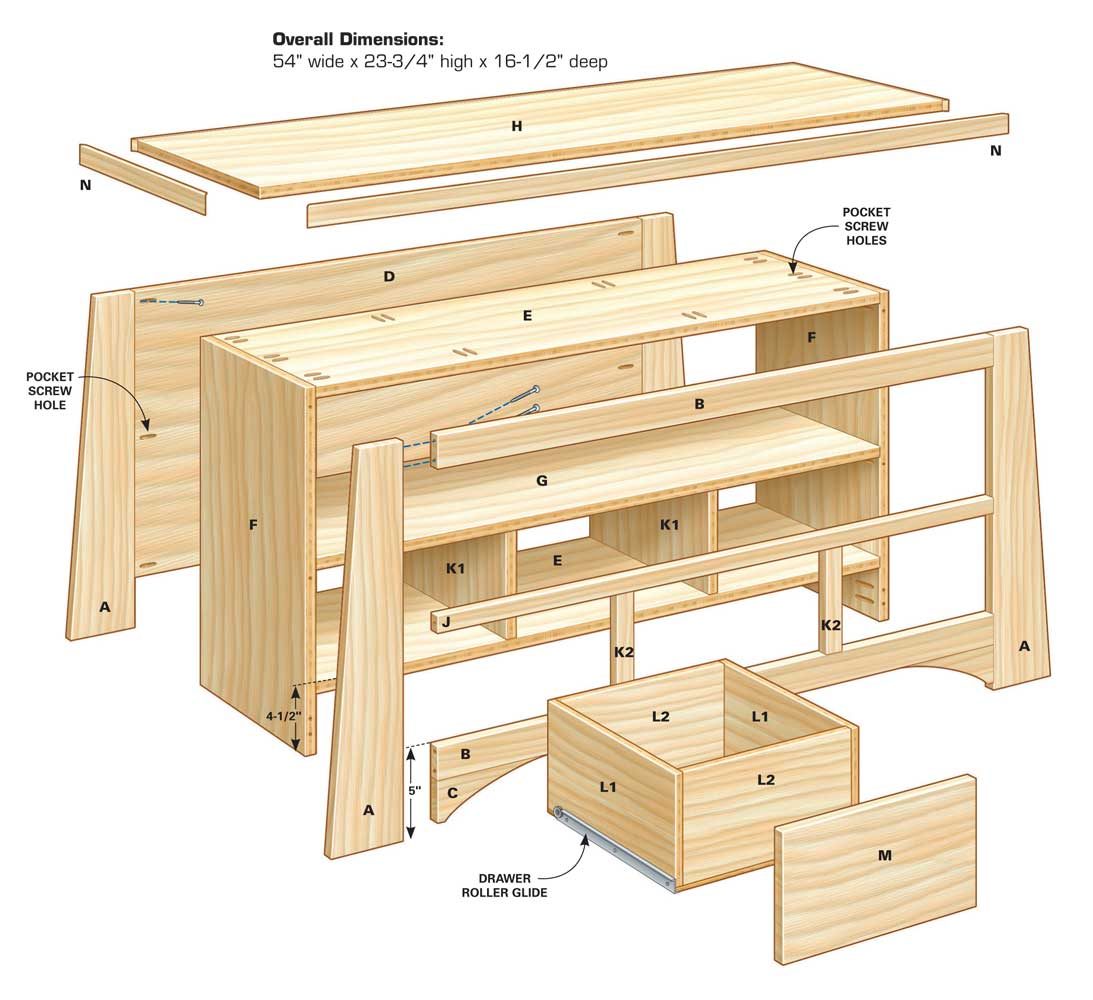 Woodworking Simple Diy Tv Stand Plans Download Free Plans Built
