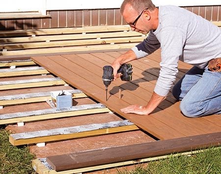 How to Build a Deck Over a Concrete Patio | The Family Handyman