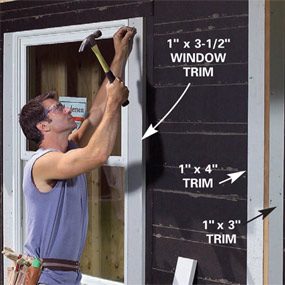 Photo 29: Nail up window, door and corner trim