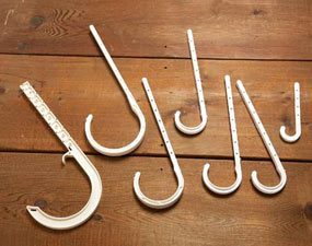 Strong, low-cost hooks