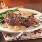 Grilled Steaks with Mushroom Sauce Photo