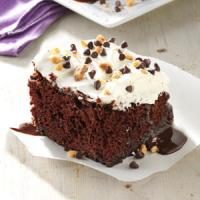 Caramel-Fudge Chocolate Cake Recipe