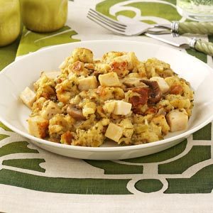 Slow-Cooked Chicken and Stuffing