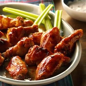 Glazed Chicken Wings Recipe