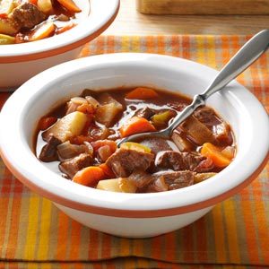 Chunky Beef & Vegetable Soup Recipe