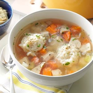 Healthy Chicken Dumpling Soup