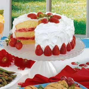 Strawberry Sunshine Cake Recipe