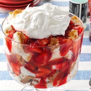 Strawberry Angel Trifle Recipe