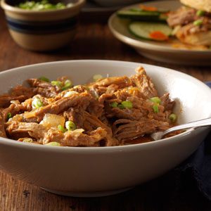 Pulled Pork with Ginger Sauce Recipe