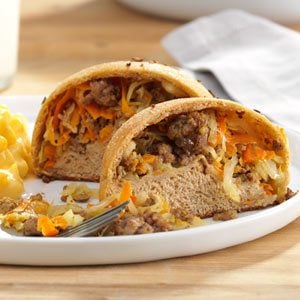 Hearty Beef & Cabbage Pockets