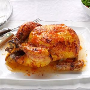 Glazed Roast Chicken Recipe