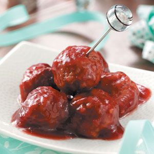 Cranberry Chili Meatballs Recipe