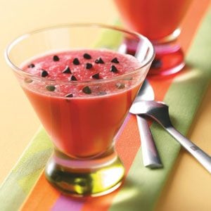 Watermelon Sherbet Smoothies Recipe | Taste of Home