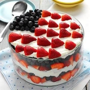 Red, White and Blue Dessert