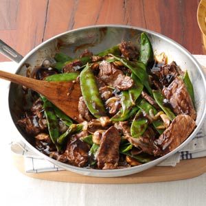 Snow Peas & Beef Stir-Fry Recipe
