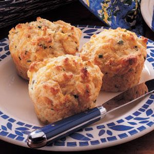 Image of Cheddar Chive Muffins Recipe, Taste of Home