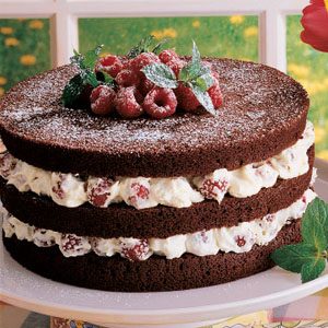 Chocolate Raspberry Torte Recipe