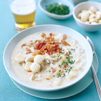 Image of Bacon And Crab Chowder, Rachael Ray Magazine