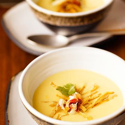 Image of Mexican Creamy Corn Soup With Roasted Chiles, Rachael Ray Magazine